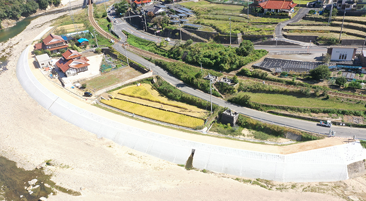 一級河川 太田川水系 三篠川 災害復旧助成工事（1-2工区）